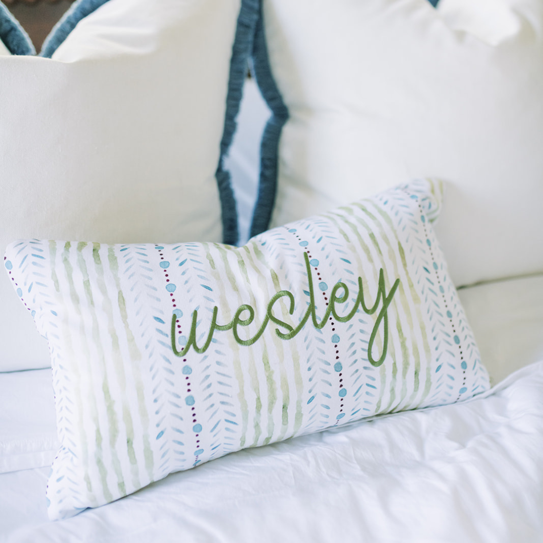 Embroidered Pillows & Throw Pillows