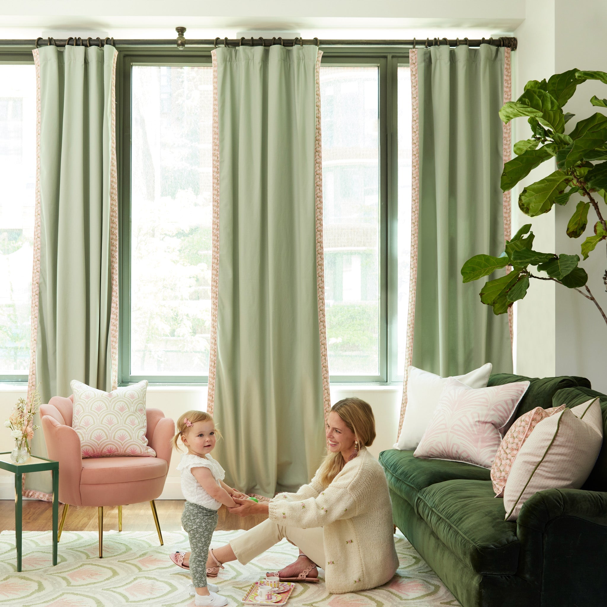 Pink Crushed Velvet Curtains, Shop Our Gorgeous Range of Curtains at Tuiss™