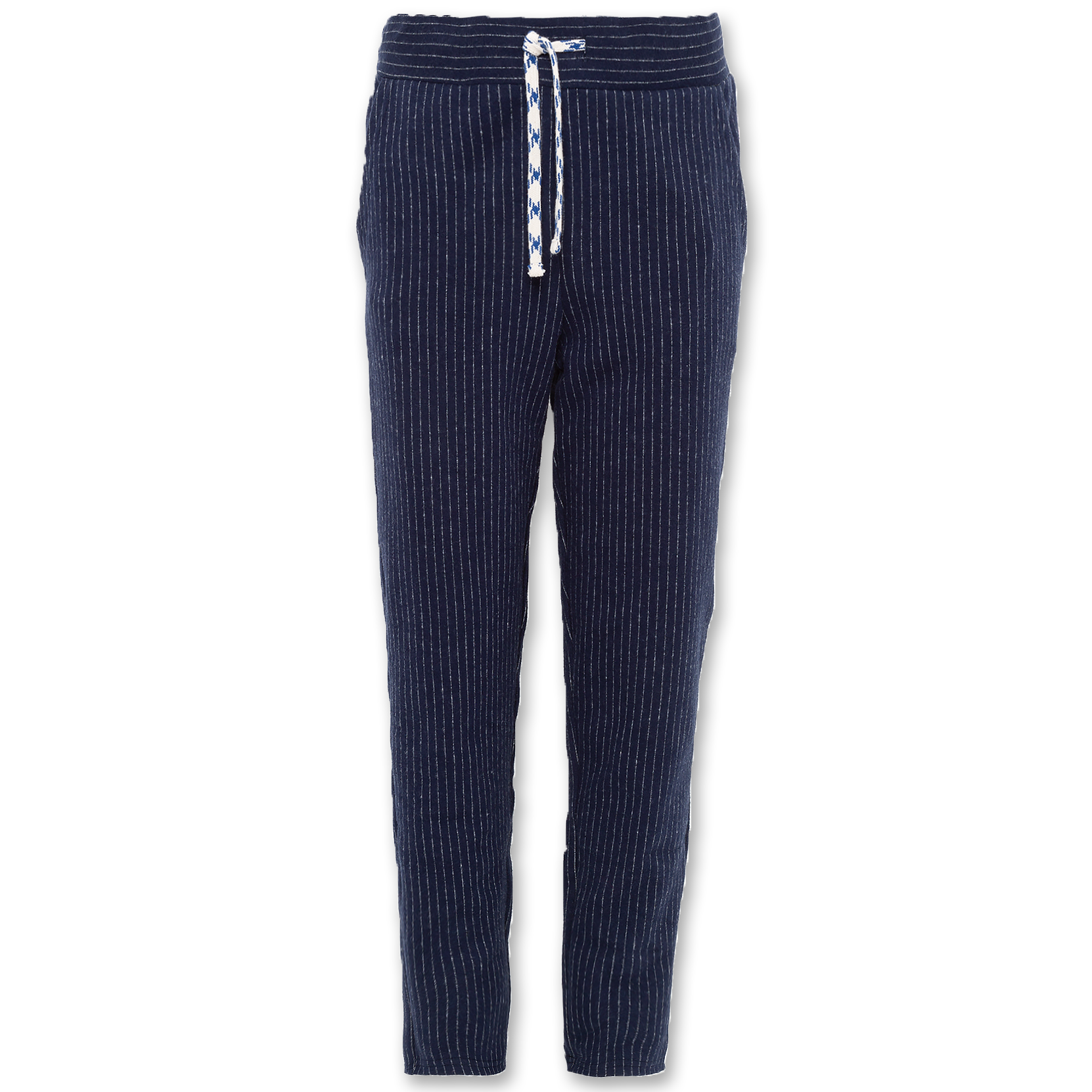 AO76 navy striped pants