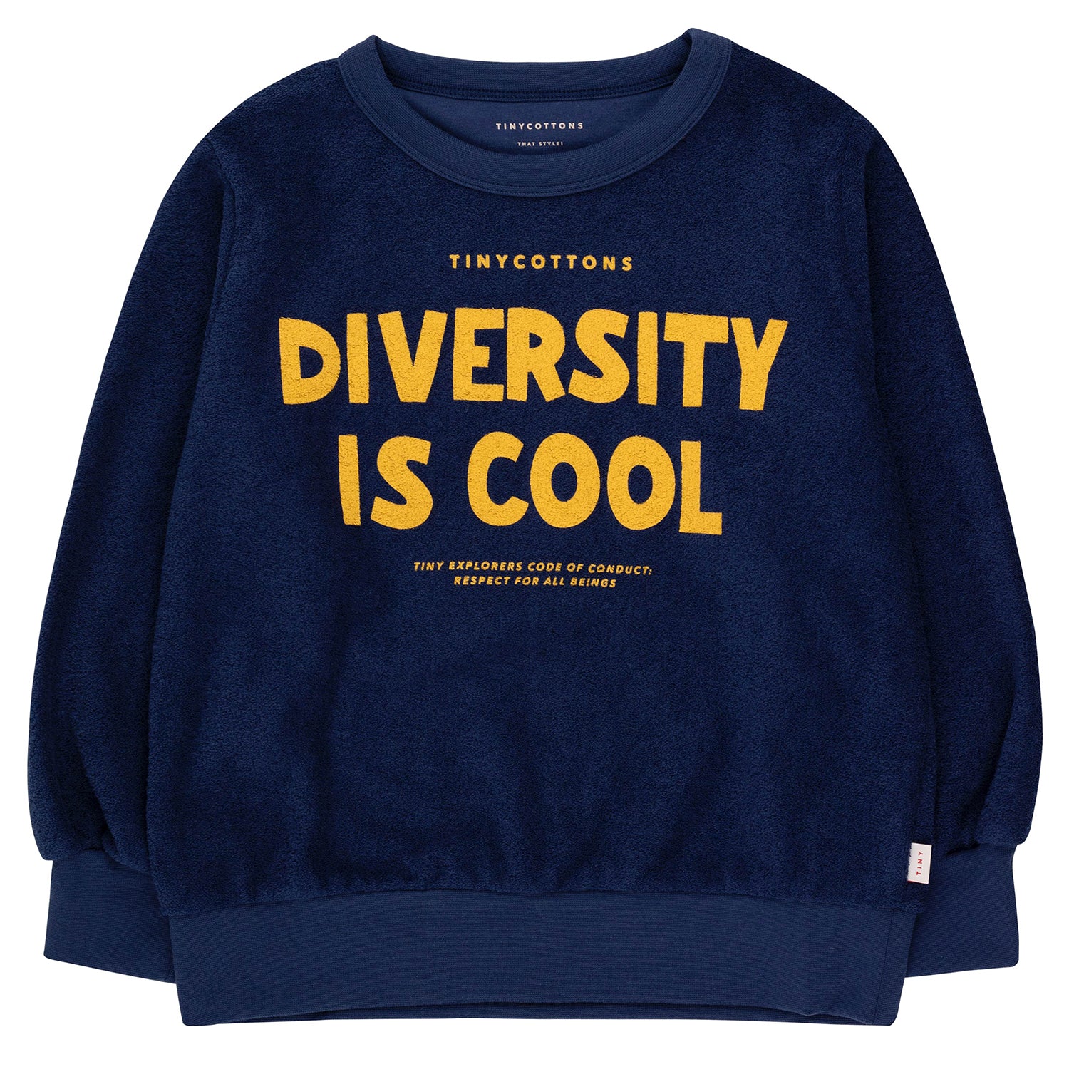 tiny cottons diversity is cool sweatshirt