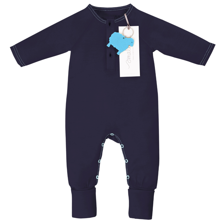 smalls merino wool onesie