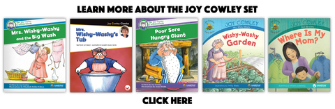 Joy Cowley Books for Beginning, Emergent, Early Fluent Readers, kindergarten, first, second grade, classroom libraries, Hameray Publishing, character-driven stories, All Joy Set