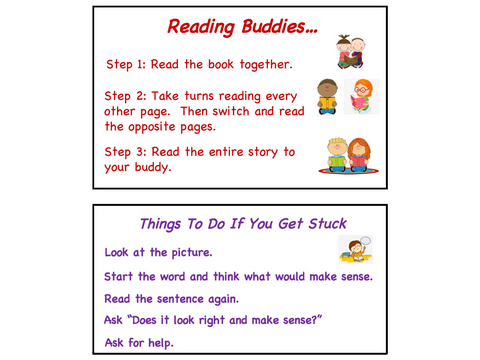 FREE Downloadable PDF, Reading Buddies, Hameray Literacy Blog