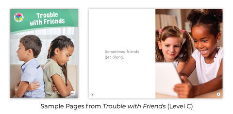 Hameray Publishing, My World Leveled Readers, Trouble with Friends