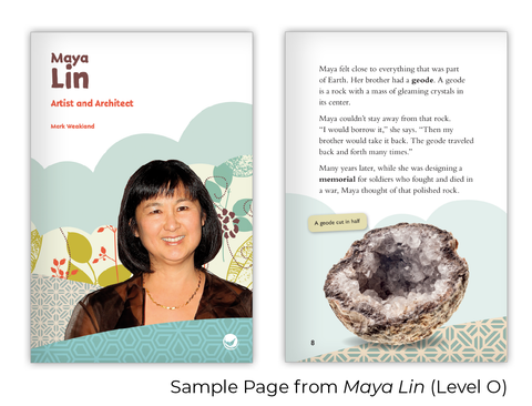 Inspire! Collection, Hameray Publishing, Leveled Readers, Nonfiction, Biographies, Maya Lin