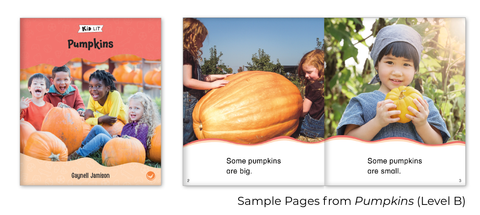 Pumpkins, Fall Collection, Hameray Publishing, Content-Based Literacy, Leveled Readers