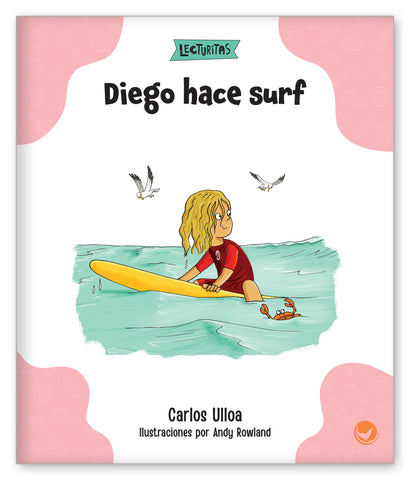 Diego hace surf