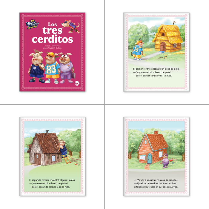 Los tres cerditos Theme Guided Reading Set - Mundo de los Cuentos Mundo  Real - Hameray Publishing