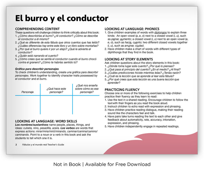 El Burro Y El Conductor Fabulas Y El Mundo Real Hameray Publishing