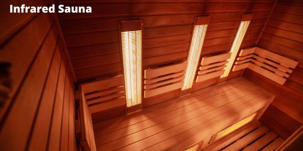 Top View of Infrared Sauna Interior 