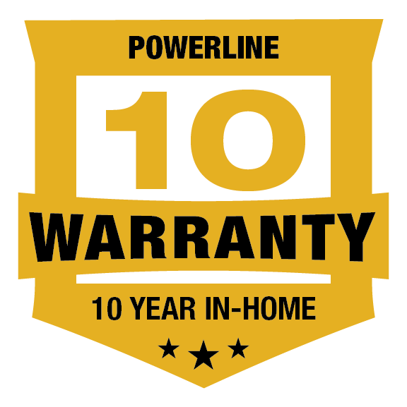 Powerline 10-year Warranty