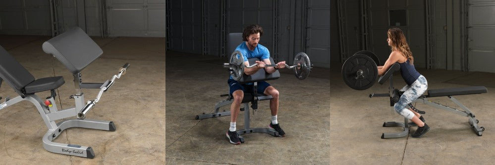 Bench with Preacher Curl Add-On