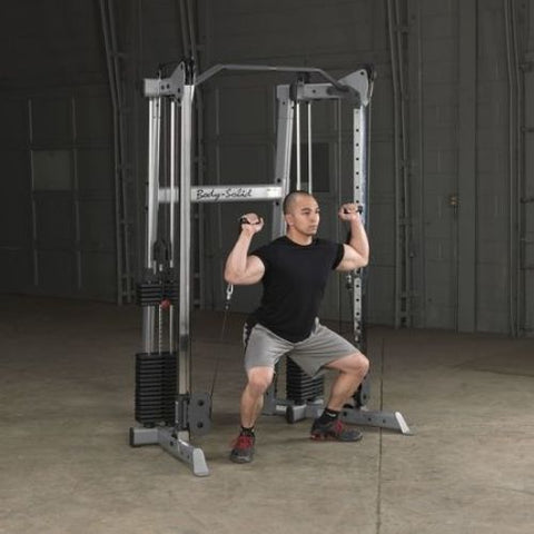 Functional Trainer Squat with Handles