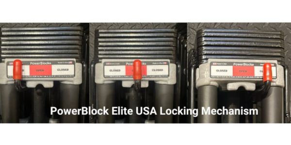 PowerBlock Elite USA Locking Mechanism 3 Settings