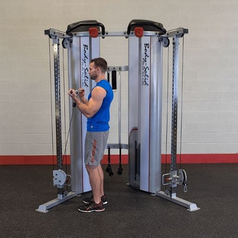 Standing Bicep Curl with Short Bar
