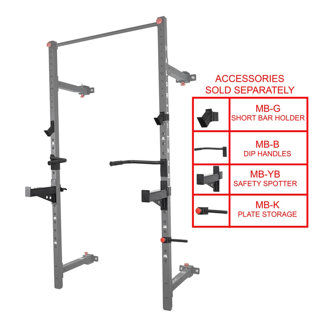 Valor Fitness Bd 20 Folding Wall Mounted Squat Rack Power Cages Sports Fitness Malibukohsamui Com