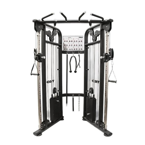 Functional Trainer vs Smith Machine: TKO Commercial Functional Trainer - Black 9050-BK