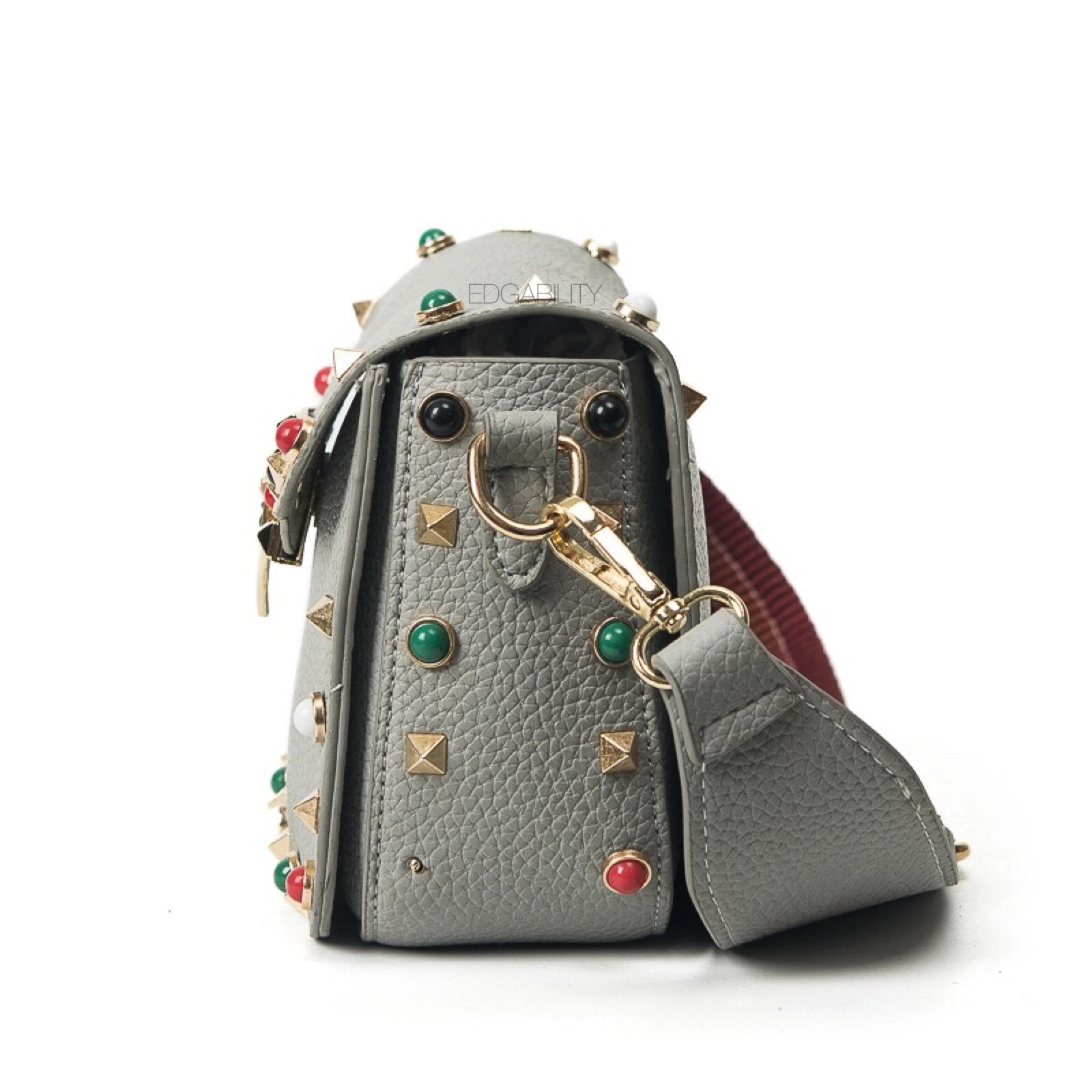 studded sling bags