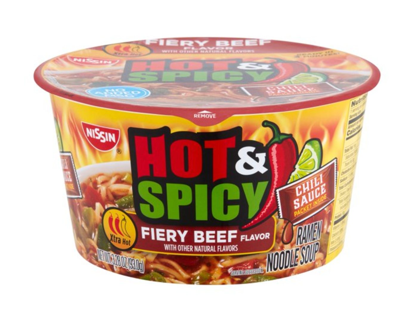 4 pack) Nongshim Shin Ramyun Spicy Beef Ramen Noodle Soup Bowl