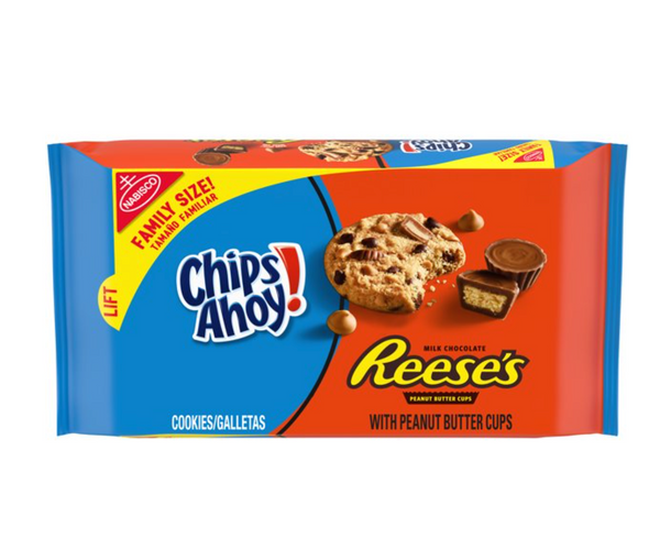 Chips Ahoy! Chewy Chocolate Chip Cookies With Reese'S Peanut Butter Cups,  9.5 Oz