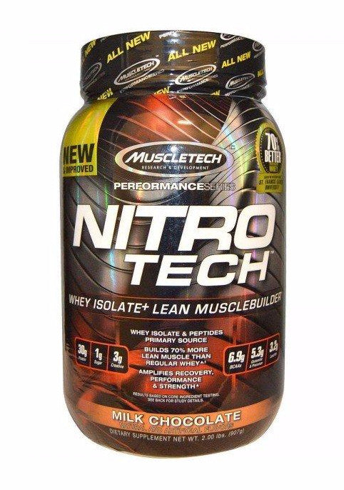Muscletech Nitrotech Whey Gold, 100% Pure Whey Protein, Whey Isolate and Whey Peptides, Cookies and Cream, 2.5 Pounds
