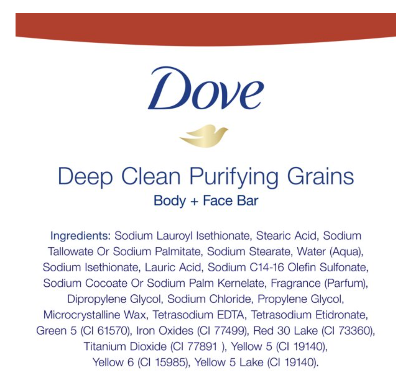 Dove Men+Care Body and Face Bar, Deep Clean - 4 oz, 6 count