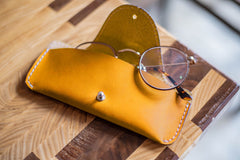 yellow bridle eye glass case 