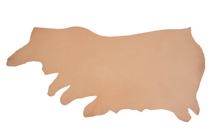 Natural Vegetable Tanned Leather Side 4 to 5 oz.