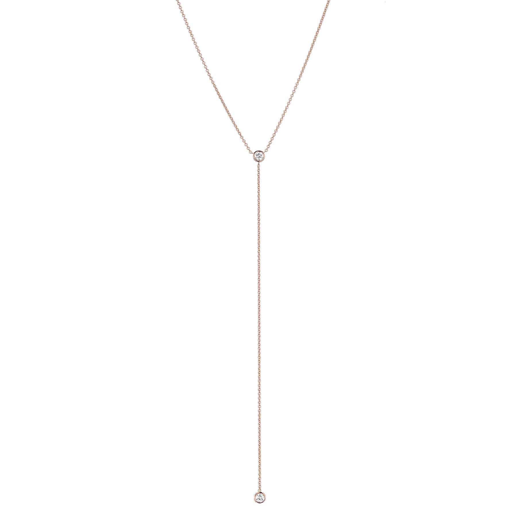 Double Diamond Lariat Medium | Nina Segal Jewelry