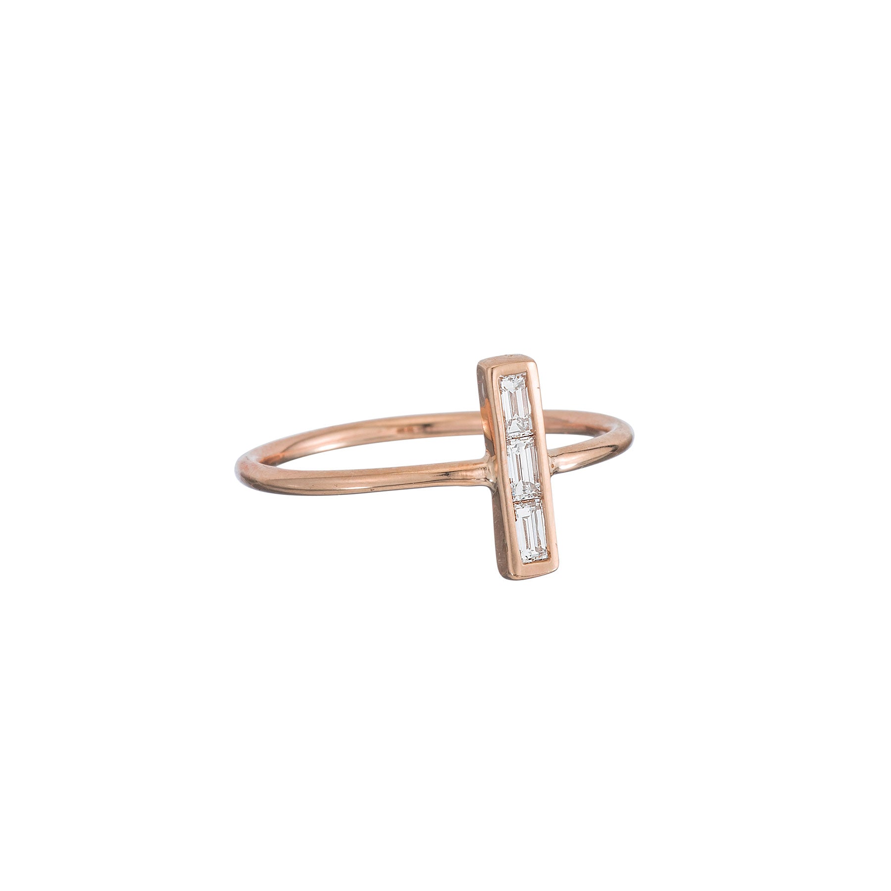 Baguette Up Bar Ring | Nina Segal Jewelry