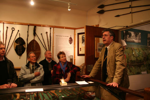 Speaking at an exhibition at Tenterden Museum, 2010