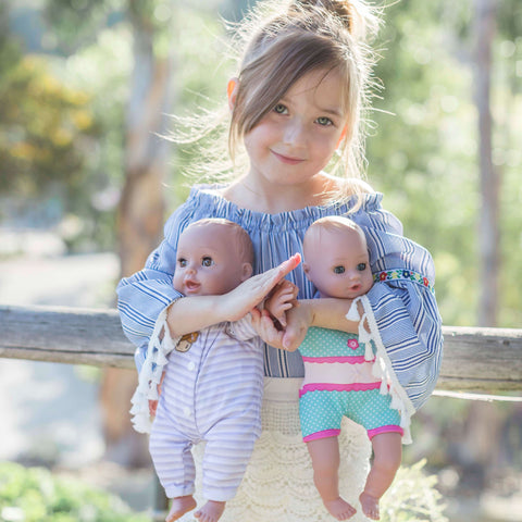 Adora Kid with two baby dolls