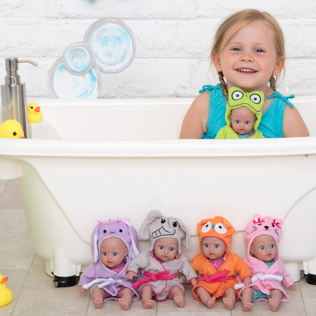 Adora Doll Bath Toys BathTime Tot Bunny, 8.5 inch QuickDri Body