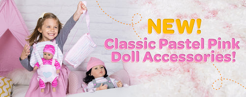 Adora PlayDate Accessories - Classic Pastel Pink Baby Doll Accessories