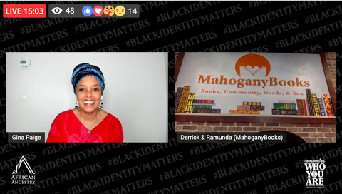 Dr. Gina Paige meets with Derrick and Ramunda of Mahogany Books