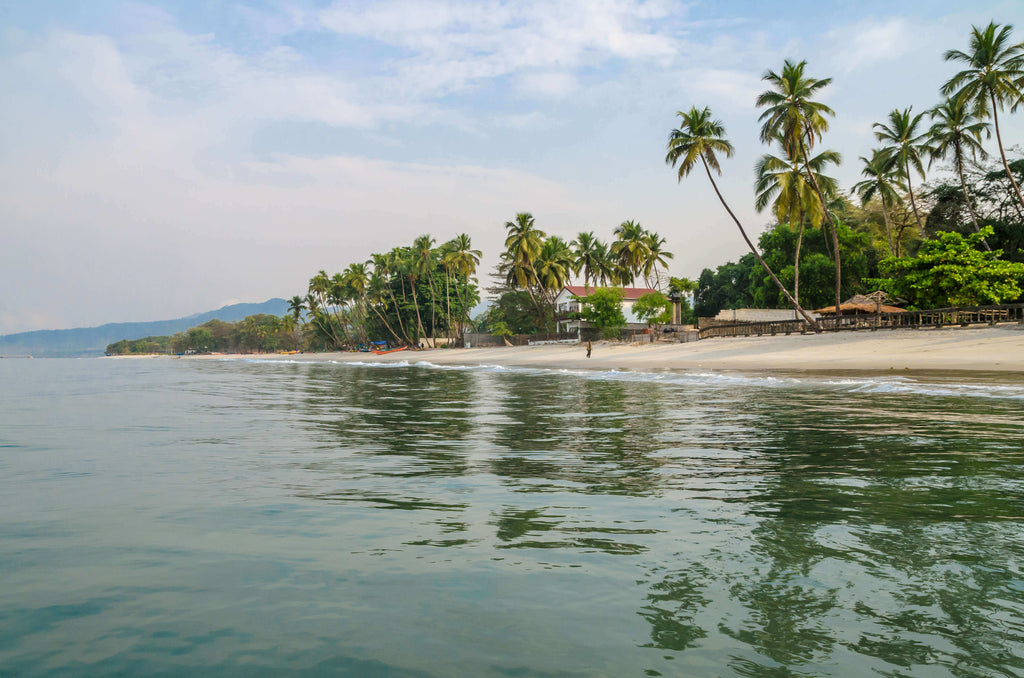 Image of Sierra Leone beach and water