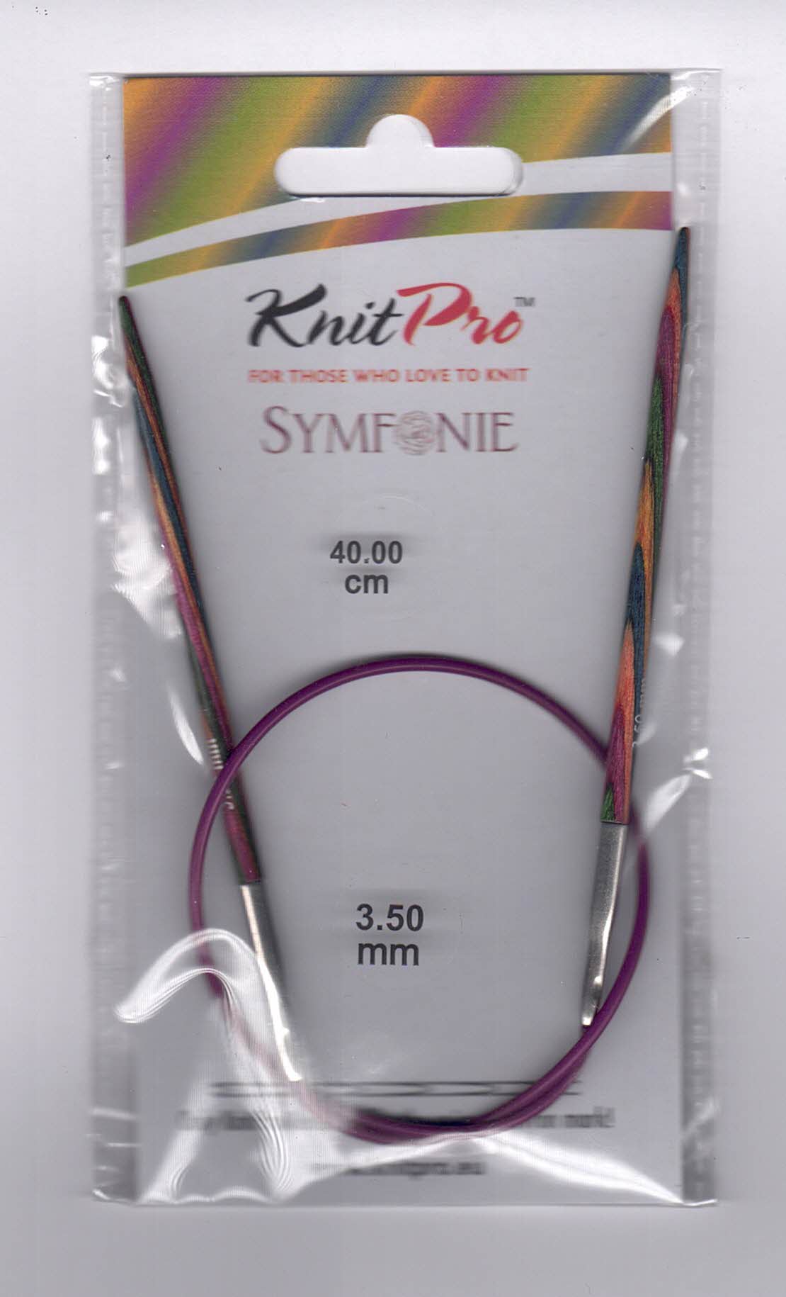 Circular Needles 40cm Knit Pro Symfonie Knitting Needles Wool Baa