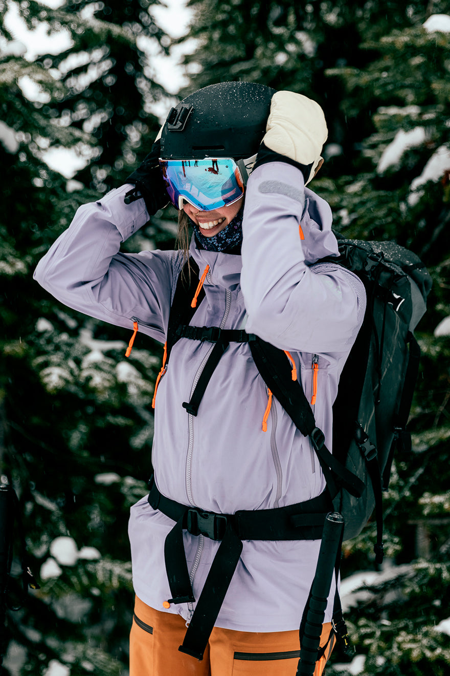Gant de ski Racer GORE-TEX en duvet d'oie softshell (WHITE) femme -  Alpinstore
