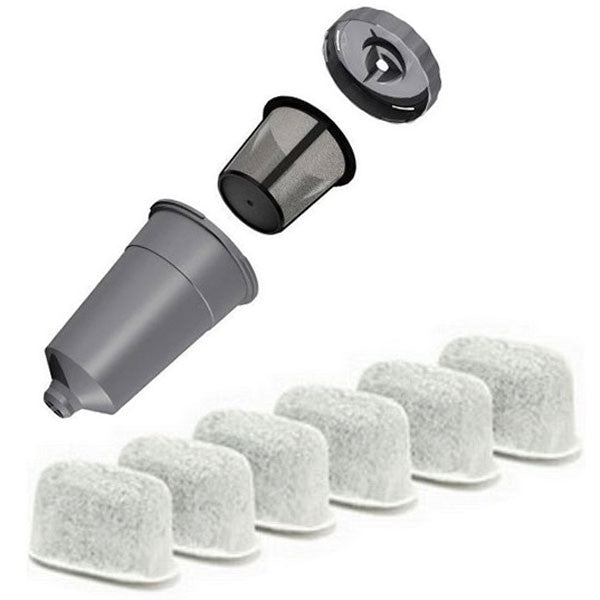 1 Keurig K-cup Coffee Filter Sets 6 Water Filter Cartridges