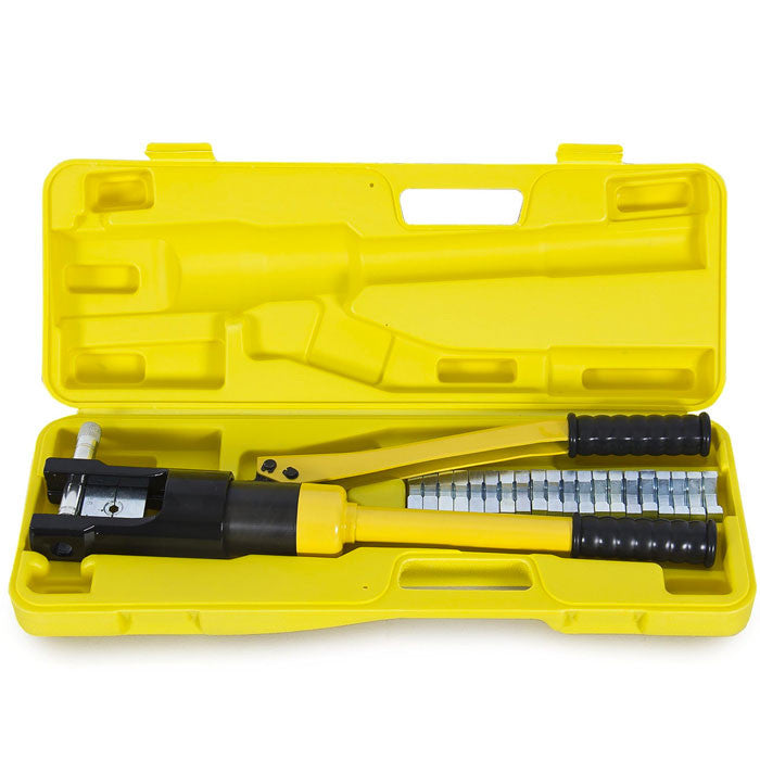 16 Ton Hydraulic Wire Crimping Tool Battery Cable Lug Terminal