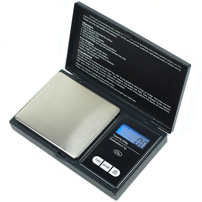 500g X 0.1g Digital Pocket Scale Jewelry Gold Silver Coin Gram