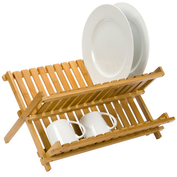 Felji Bamboo Folding Dish Rack