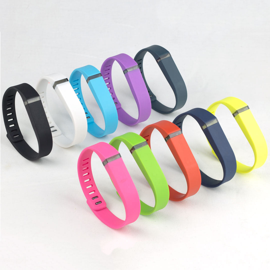 Felji 10 Pcs Small Large Replacement Wristband For Fitbit Flex With Clasps