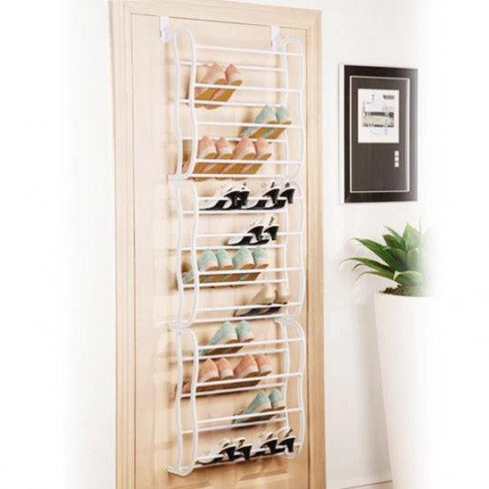 Felji 36-pair Over The Door Shoe Rack Closet Space Saver Organizer Storage