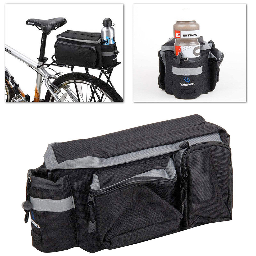 Felji Cycling Bicycle Bike Storage Pannier Saddle Rack Rear Seat Bag Shoulder Handbag