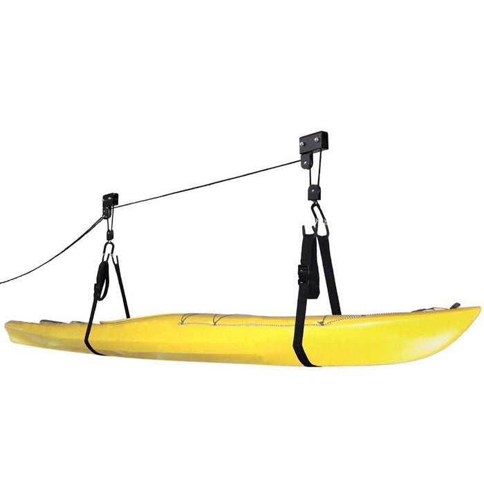 Felji Kayak Canoe Ladder Lift Hoist Kayak For Garage Canoe Hoists 125 Lb Capacity
