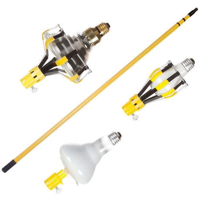 Light Bulb Changer Kit 11 Ft Pole With Attachments