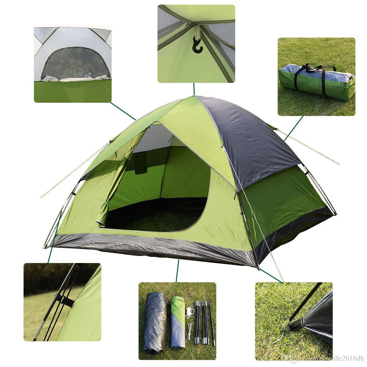 Felji 1 Room 2-3 Person Waterproof Camping Quick Tent