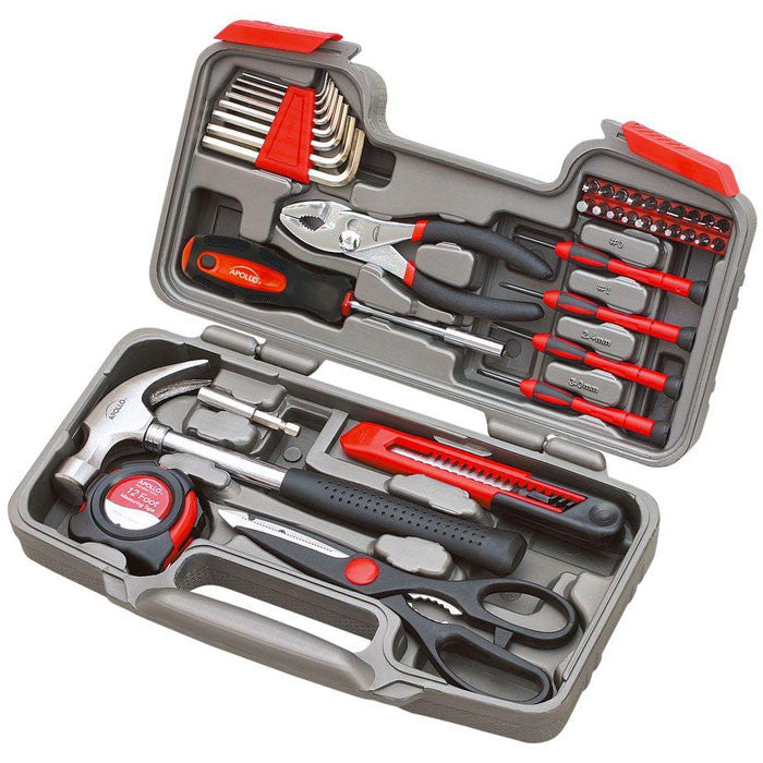 Felji 39 Piece General Tool Set Red