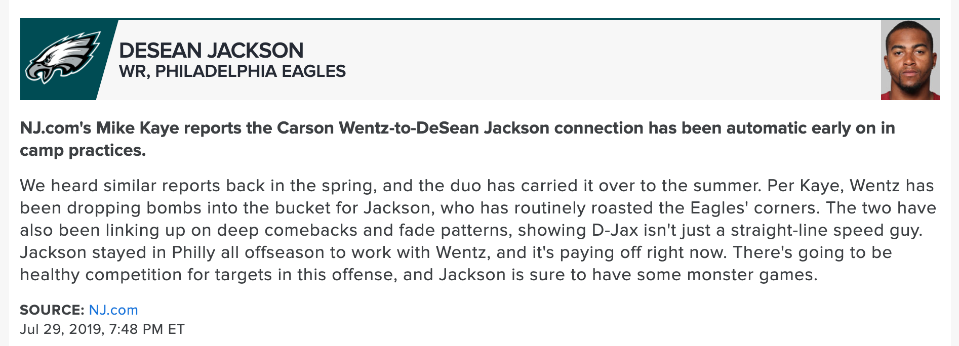 desean jackson 2019 fantasy